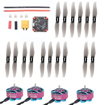 

Feichao GHF411AIO F4 Flight Controller AIO Betaflight OSD 2-4S BLHELI_S 20A ESC Brushless w/ 1204 5000KV Motor/ 3018 Propellers