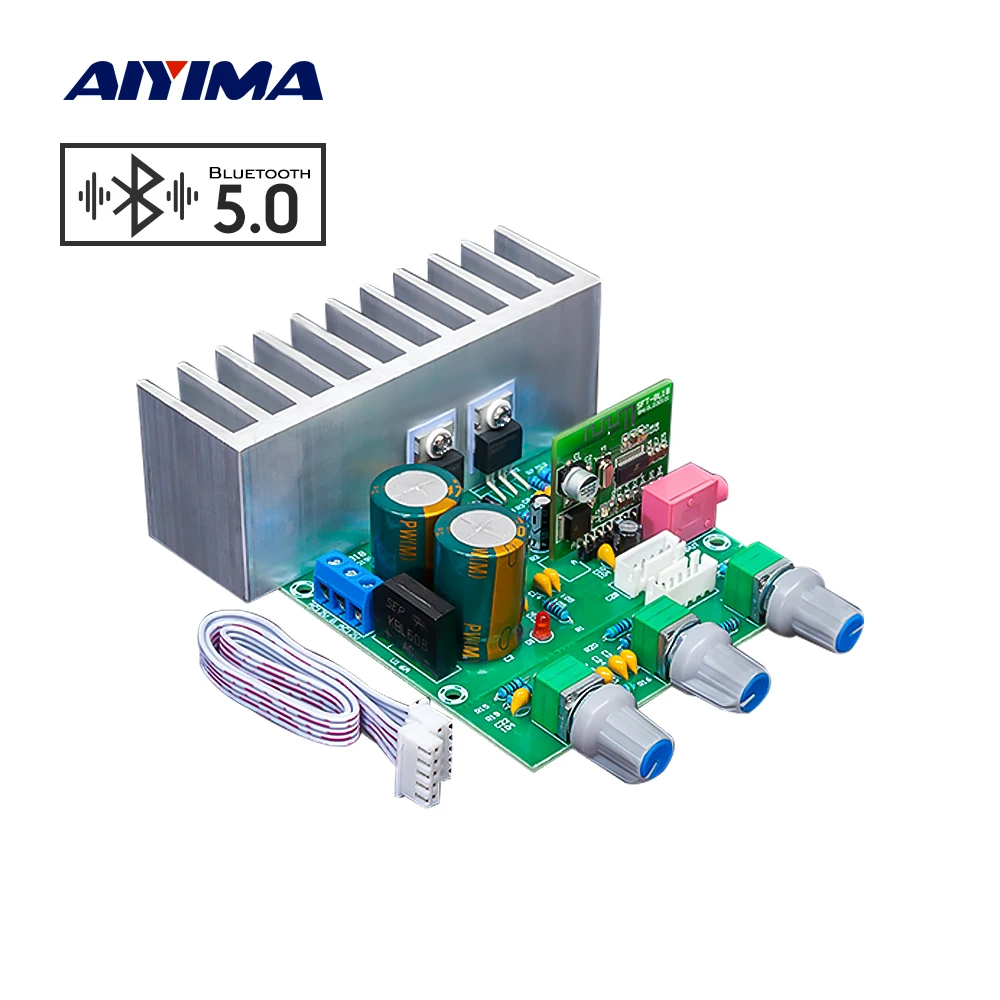 Усилитель мощности AIYIMA LM1875 Bluetooth 5 0 аудиоплата 30Wx2 Стерео Усилители звука динамик