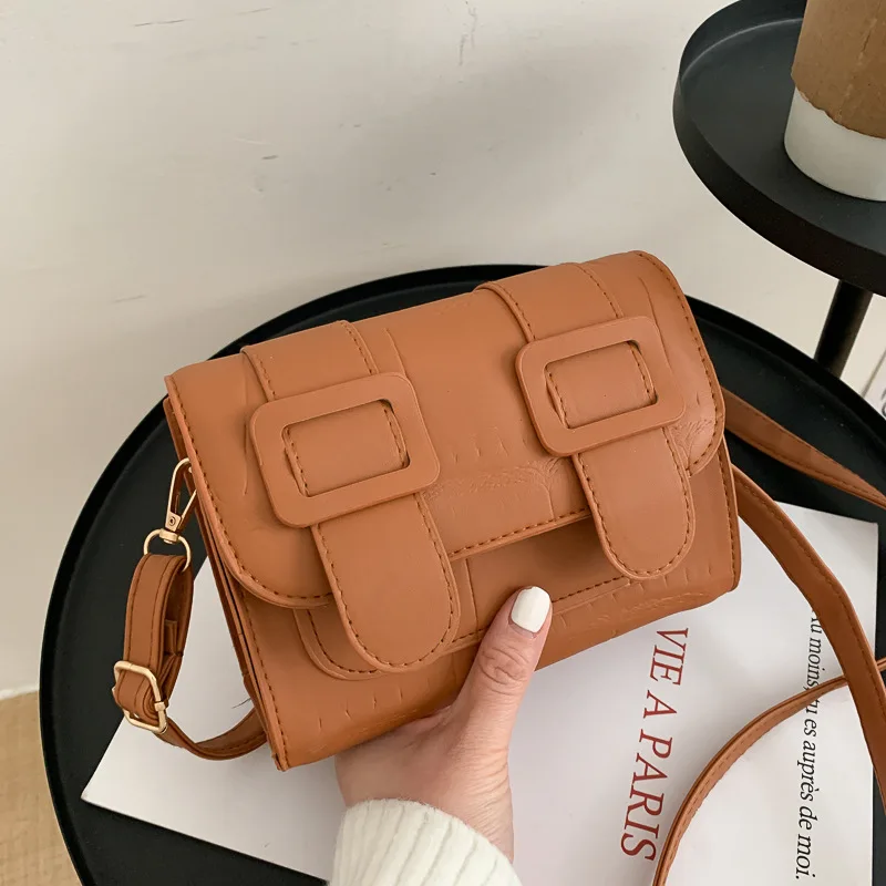 

New 2021 Luxury Designer Women PU Leather Shoulder Bag Vintage Brand Ladies Fashion Travel Crossbody Bags Girls Messenger Bag