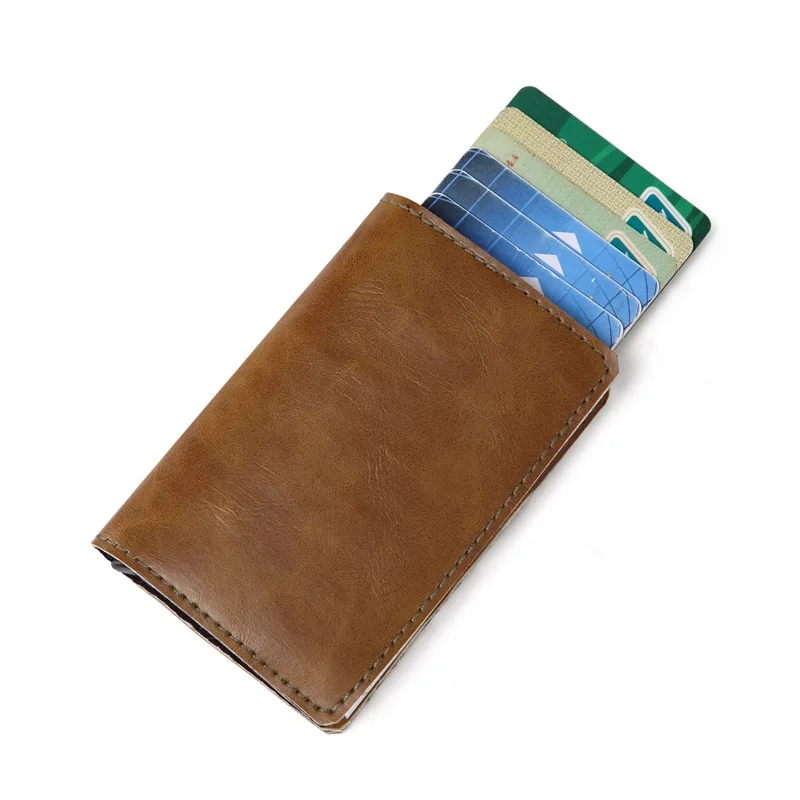 Кошелек для кредитных карт и визиток - Цвет: Dark Brown