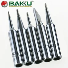 5 шт./партия(5 видов) баку жало паяльника, подходит для железной дороги Баку BK-601D/BK-603A/BK-878L/BK-702B/BK-601A/BK-603D/BK-878/Баку-909