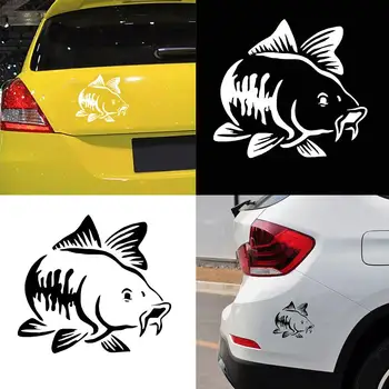 

Carp Fish Reflective Car Truck Vehicle Body Window Decals Sticker Decoration Car Exterior Accessories Boutique baseus 2020
