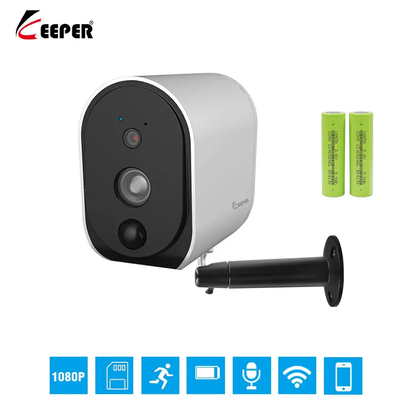 Беспроводная IP-камера с Wi-Fi 1080P на аккумуляторах | Безопасность и защита