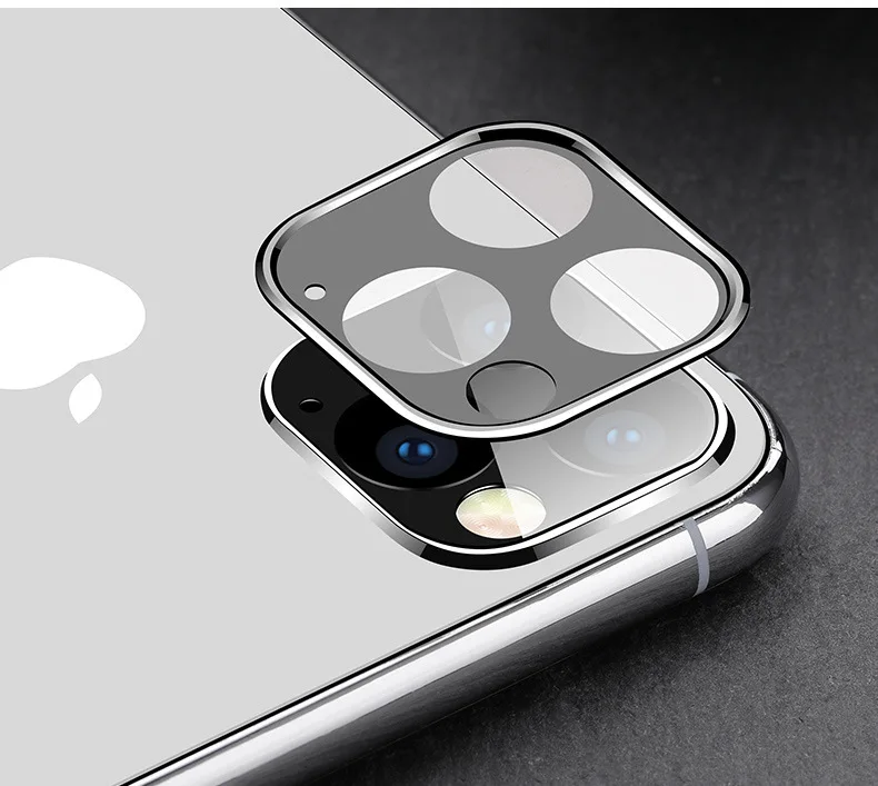 Защитное кольцо для объектива камеры с алюминиевым покрытием для iphone 11/11Pro/11 Pro Max, чехол для камеры, защитное кольцо, аксессуары