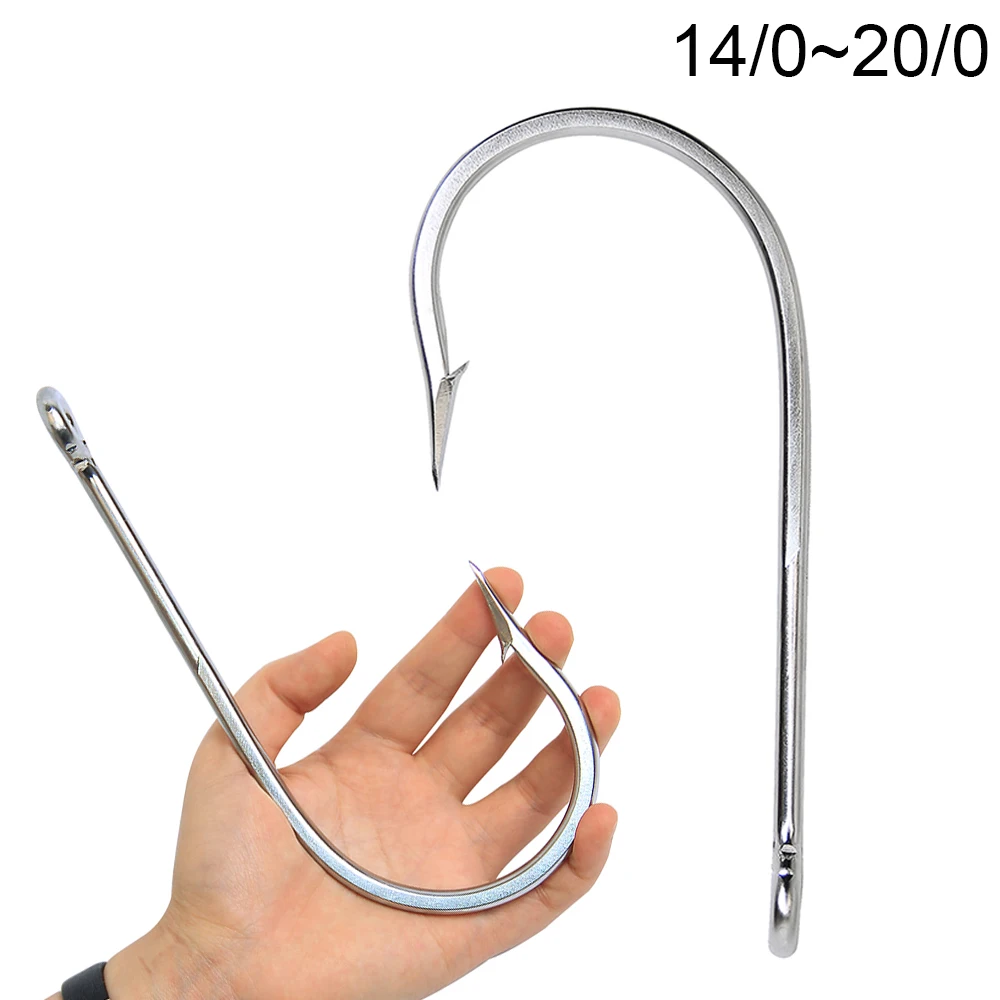 Super Large Tuna Bait Fishing Hooks Stainless Steel Big Fishing Hook