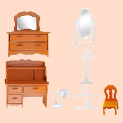 Jouet pour maison de poupée, ingénieux, miroir Anti déformation, ensemble de jouets pour ornement, accessoires de maison de jeu 