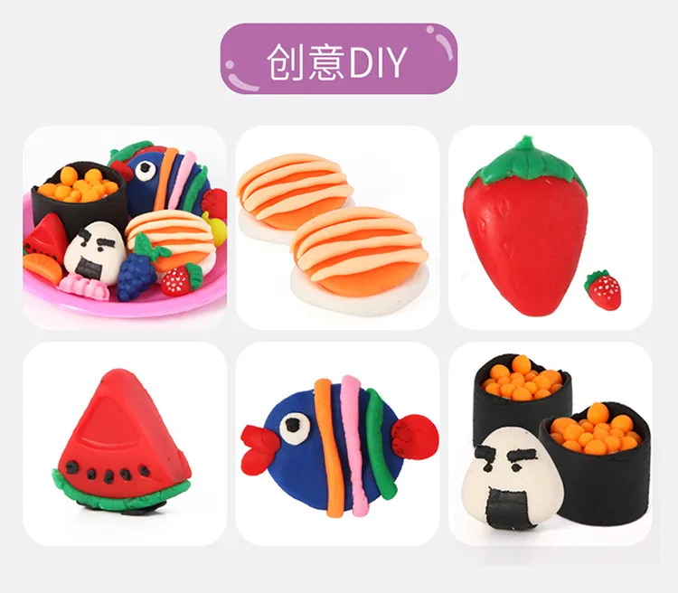 Детский Набор для творчества из цветной пластилина, игровой домик, кухонный игрушечный светильник для мороженого