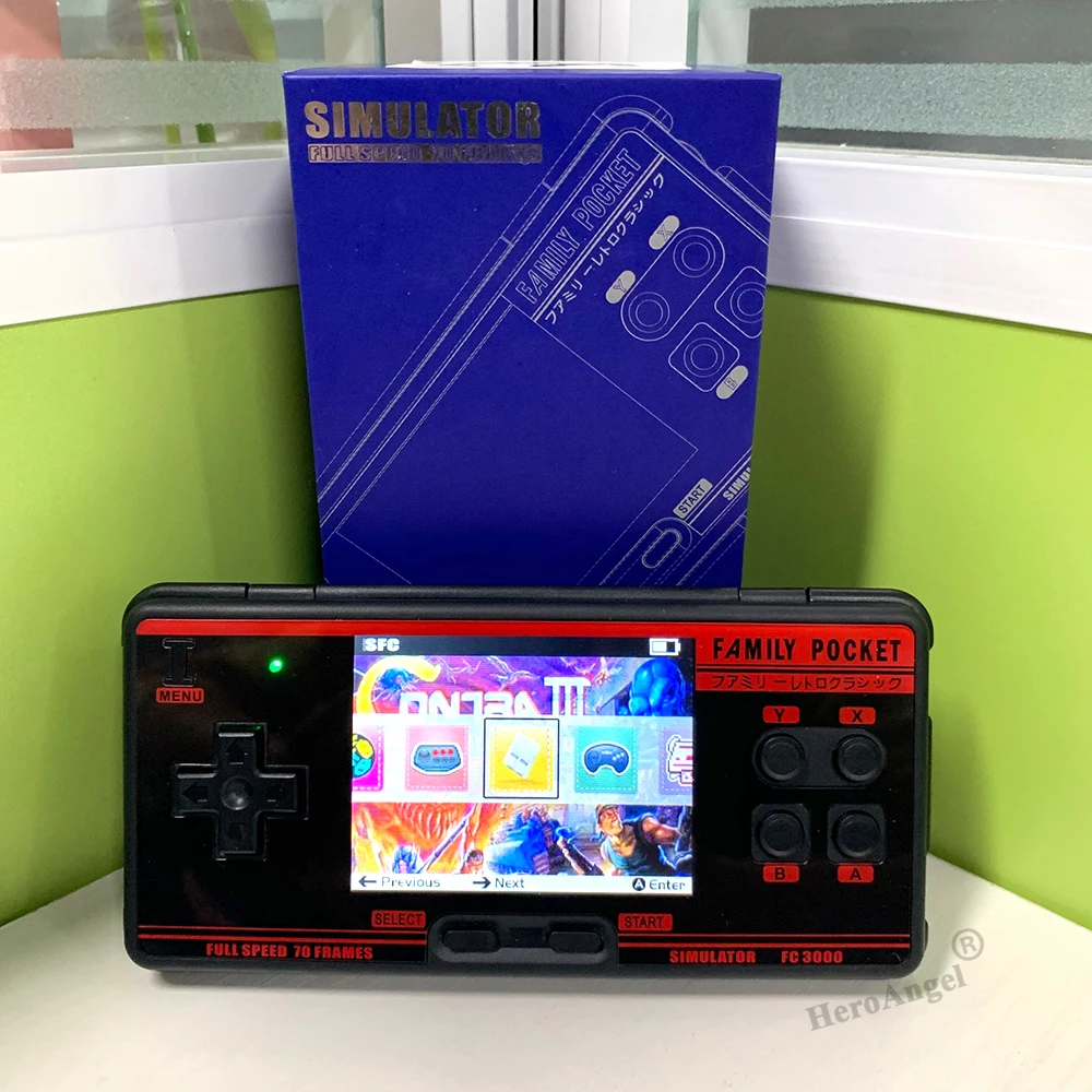 New FC3000 Handheld Game Console Retro Game Player Built in 4000+ Games 10 Simulator IPS Screen Video Game Console Dropshipping