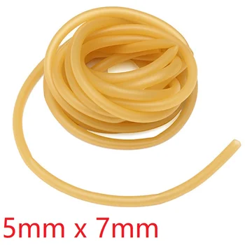 

Rubber Hoses Flexible Pipe High Resilient Elastic Surgical Medical Tube Soft Slingshot Catapult Nature Latex ID 5mm X 7mm OD