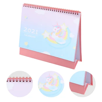 

1 Set Simple Durable Lovely Desk Calendar for School Store Home