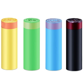 

Drawstring garbage bag color point-break type portable garbage bag automatic closing thickening rope threading garbage bags