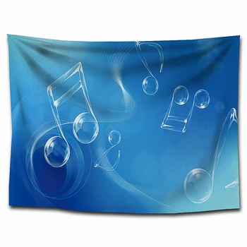 

Musical Notes Rock Hip Hop Rock Poster Flags Banners Beach Towel Curtain Tapestries Wall Carpet Bedroom Living Room Wall Decor H