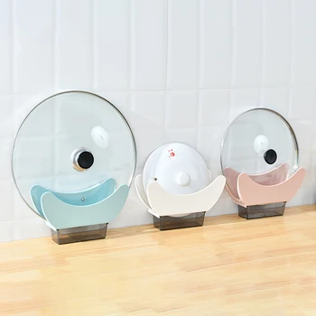 

Pan Pot Lid Cover Rack Cutting Board Holder Shelf Wall-mount Kitchen Organizer Rack Hanging Board Shelf Pan Lid Accessories