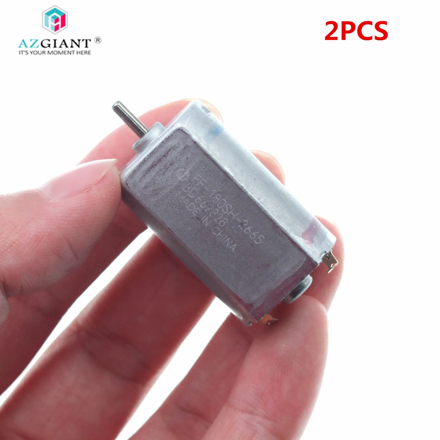 

original 2pcs 180 high speed micro DC motor metal carbon brush motor 3.7V DIY model airplane FF-180PH-2665