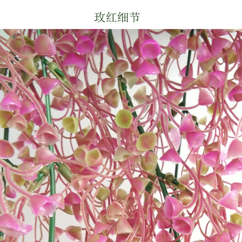 1PC New Artificial Fake Silk Flower Vine Hanging Garland Home Garden Wedding Festive& Party Supplies Decoration