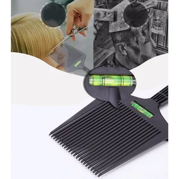 

Hair Comb Flat Wide Tooth Practical Portable With Level Instrument Dyeing Barber Styling Tool Coloring Professional Lightweight