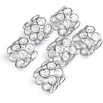

Crystal Beaded Napkin Ring, Suitable for Wedding Centerpieces, Special Occasion Celebration, Romantic Candlelit Banquet, Holiday