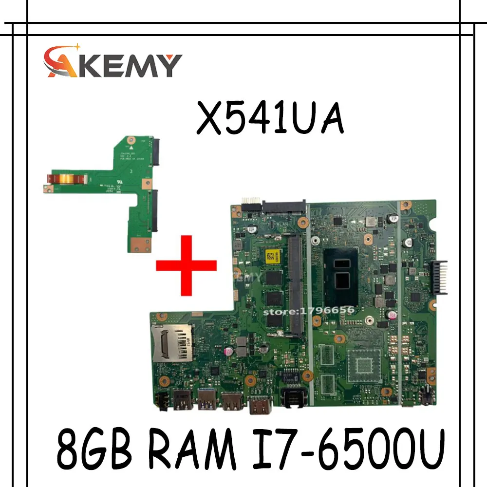 Akemy Новинка! Для For Asus X541UA X541UAK X541UVK X541UJ X541UV X541U F541U R541U материнская плата для