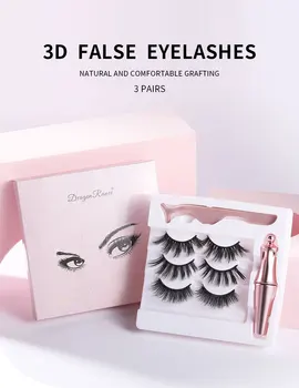 

Makeup Magnetic Eyelashes Magnetic Eyeliner False Eyelashes Set Eyelash Extension Magnetic Imitation Mink Eyelashes Wholesale