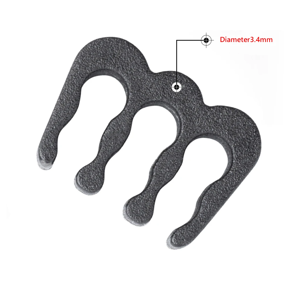 PC Cable Comb Clamp Organizer 6Pin 8Pin 24Pin for 3.0-3.6mm Computer Management Clamp Clip Power Cables Wiring Connector pc cable organizer 24Pcs