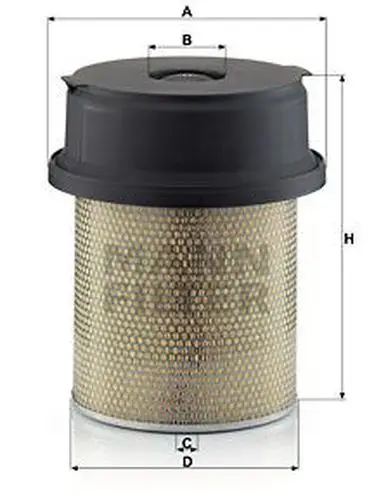 Фильтр воздушный MERCEDES Actros MANN FILTER C291219/1|Свечи зажигания и запальные свечи| |