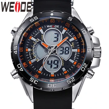 

WEIDE Fashion Sports Watches Waterproof Wristwatch Casual Brand Luxury Male Clock Creative Leather Strap Watch Relogio Masculino