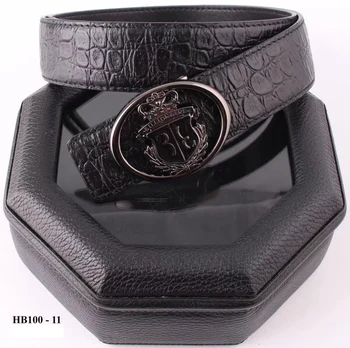 

Billionaire belt Cowskin men 2020 New fashion Business Comfortable print alloy buckle High quality big 105-130CM free shipping