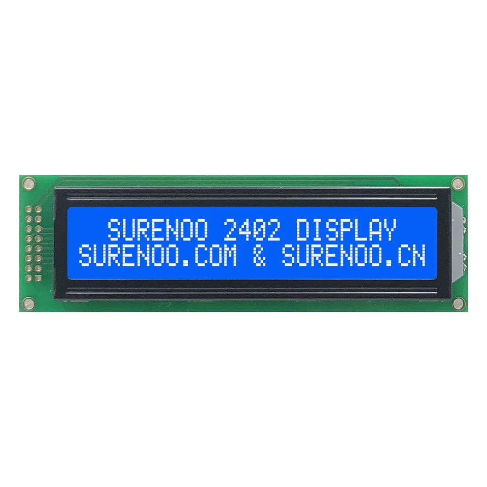 ЖК-дисплей 2USB USB 242 24X2 2402 персональный модуль lcd Экран дисплея Панель справочная информация: подходит ЖК-дисплей Smartie& AIDA64 для DIY(сделай сам - Цвет: Blue Color