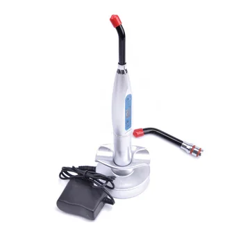 

LED Curing Machine Five-color Lotus Base Dental Light Curing Machine Dental Solidification Orthodontics Tool Silver (with EU Plu