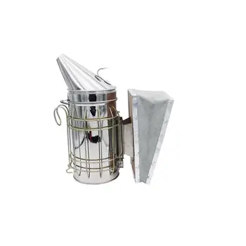 

1 pcs beekeeping smoker for beekeeper stainless steel manual bee smoke Sprayer beekeeping equipment beehive tool to take honey