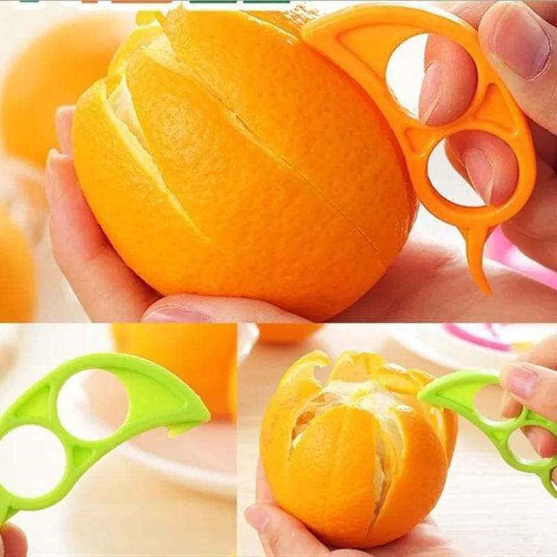 Форма мыши лимоны оранжевый цитрусовый нож для пилинга резак быстро зачистки кухонный инструмент
