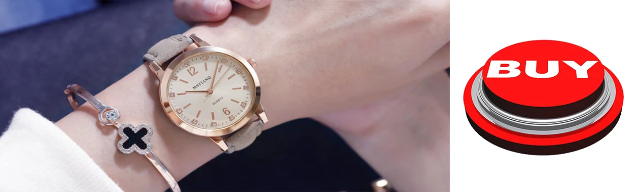 2022 New Women Fashion Casual Wristwatches