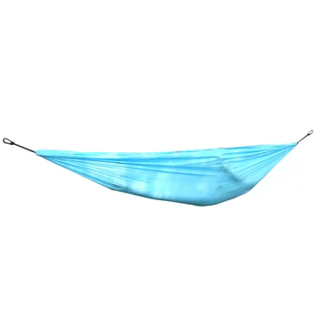 

Double Parachute Silk Camping Hammock for Two (Blue)