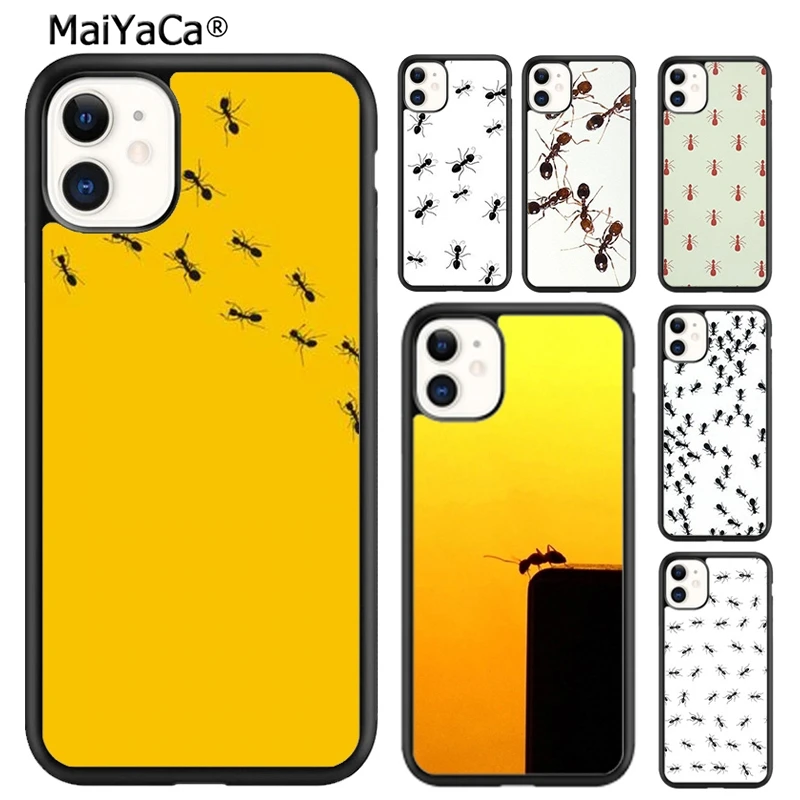 Чехол для телефона MaiYaCa с жутким муравьем страшным насекомым чехол iPhone SE 6 6s 7 8 plus X