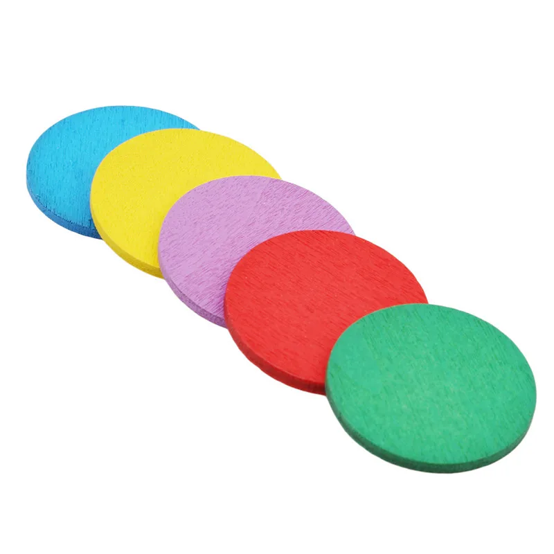 Детские математические круглые цветные деревянные игрушки для детей Монтессори, обучающая игрушка для детей, фигурка из арифметического дерева