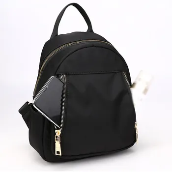 

Рюкзак female backpack large capacity solid color multi-function student bag backpack wild bag рюкзак женский