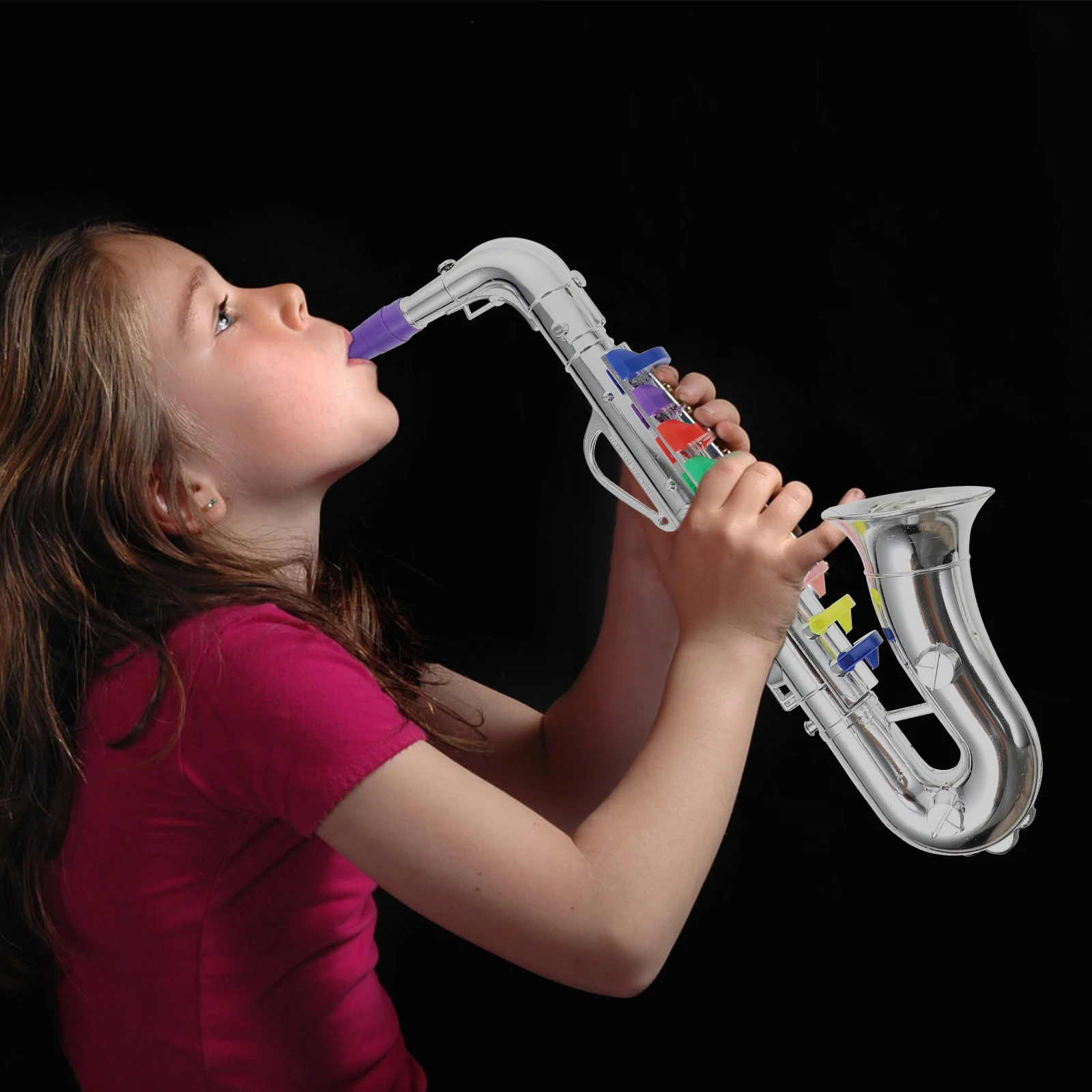 1pc Simulated French Horn Model Lifelike Toy Children Performance Props