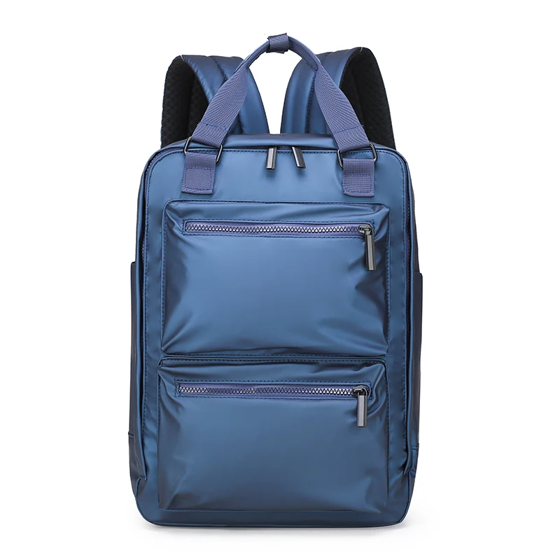 Повседневный мужской рюкзак Morral Hombre Bolsa Escolar, водонепроницаемый рюкзак для путешествий, Mochilas, школьные сумки для девочек-подростков, Zaino Scuola - Цвет: Синий