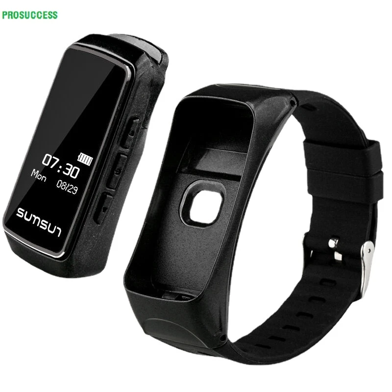 B7 bluetooth smart bracelets Sleep monitoring Sports step counting, alarm clock reminder  heart rate   smart talk band