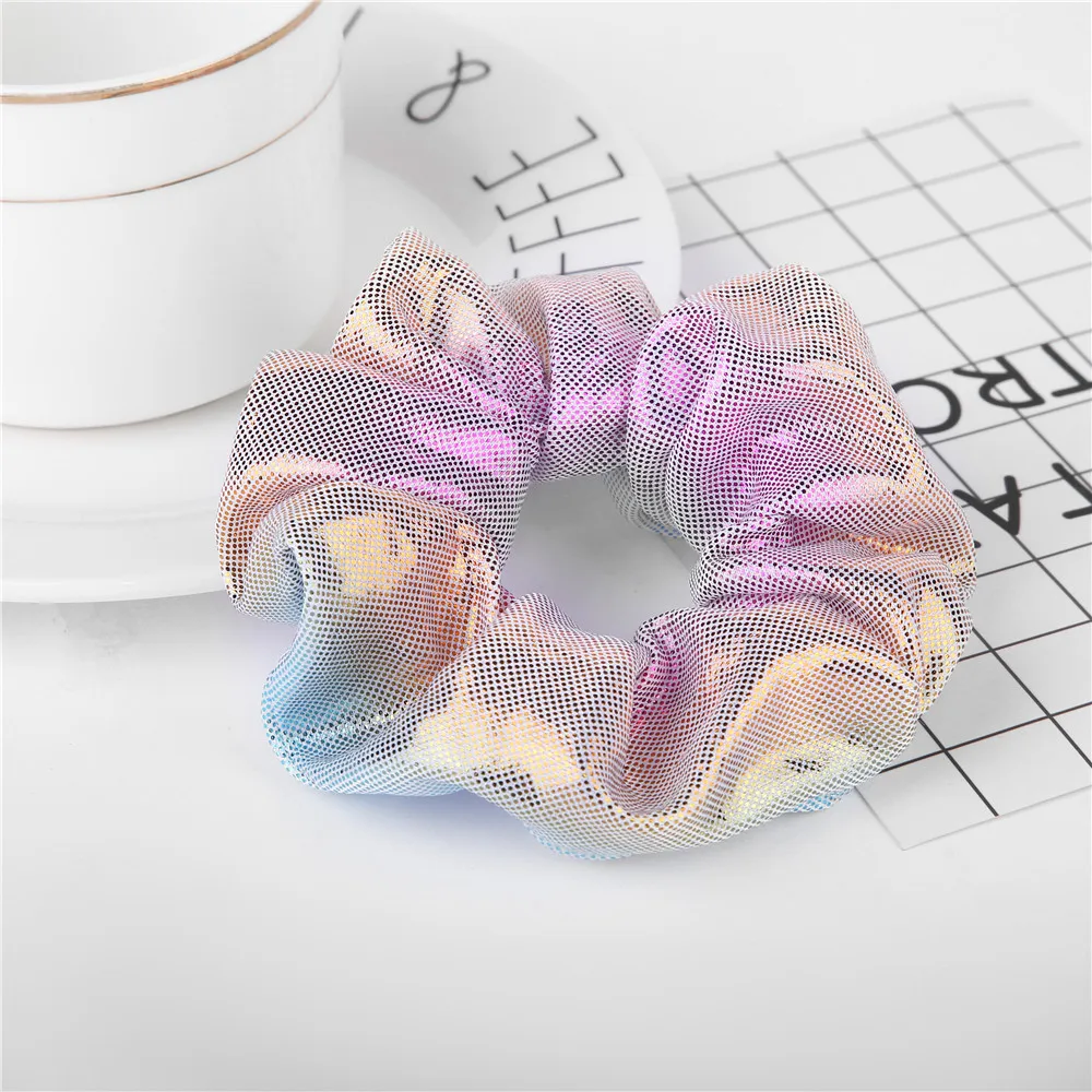 Новинка, модная женская красочная эластичная бронзовая лента для волос, блестящий конский хвост, кольцо для волос, резинка для волос, 1 шт - Цвет: CB665