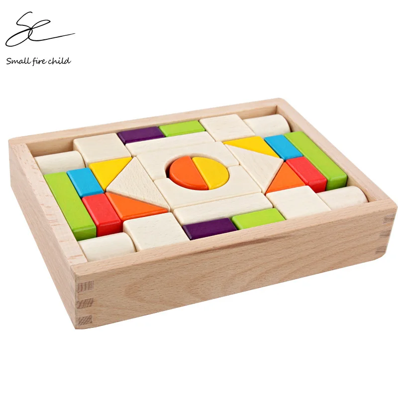 small wooden blocks
