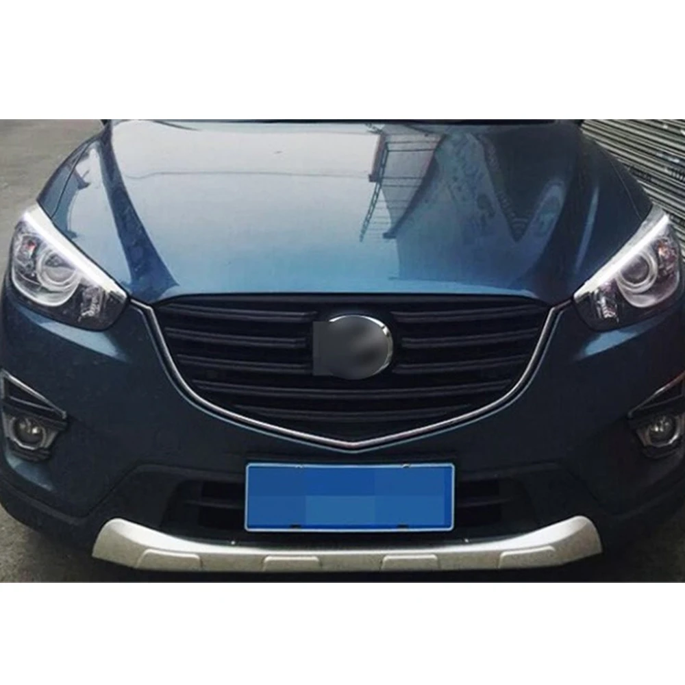 Для Mazda CX-5 CX5 2012 2013 автомобильный головной светильник для украшения бровей желтый указатель поворота DRL Светодиодный дневной ходовой светильник