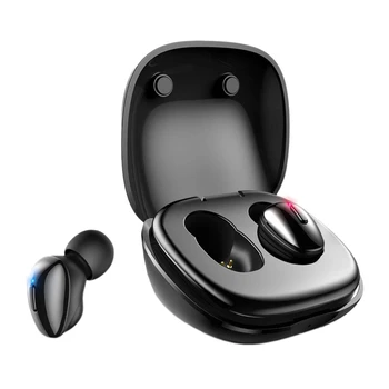 

Bluetooth Headphones True Wireless Earphones with Microphone TWS in Ear Sports Mini Earbuds HiFi Stereo Sound with Portable Char