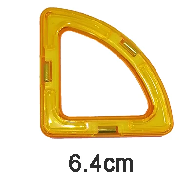 1pcs Magnetic DIY building blocks parts construction toys for toddlers Designer magnetic toys Magnet model building toys Scalloped