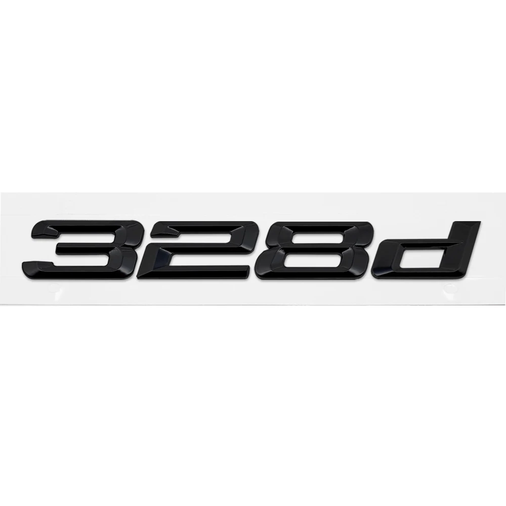 Черный Автомобильный Стайлинг 3d наклейка с номером для багажника на заднюю