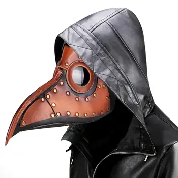 

Doctor Bird Long Nose Beak Punk Steampunk Face Mask Halloween Costume Props perfect gifts for halloween party