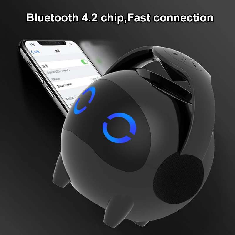 Singing Elf Bluetooth Speaker Portable Outdoor Subwoofer Support Charging Treasure Audio Anti-drop Dustproof Voice Prompt