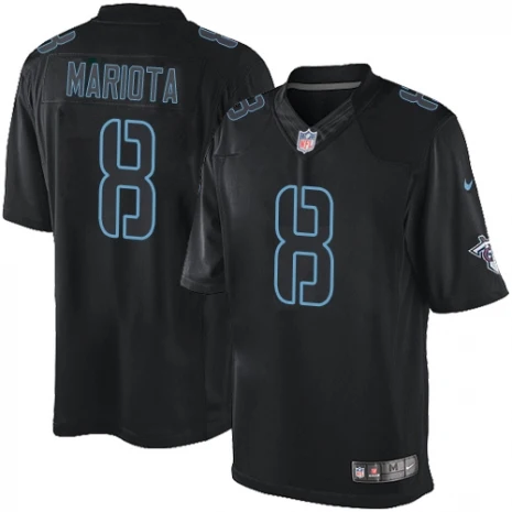 MEN Мужская Новинка, высокое качество, Tennessee adore e' Jackson Titans navy jersey - Цвет: MEN