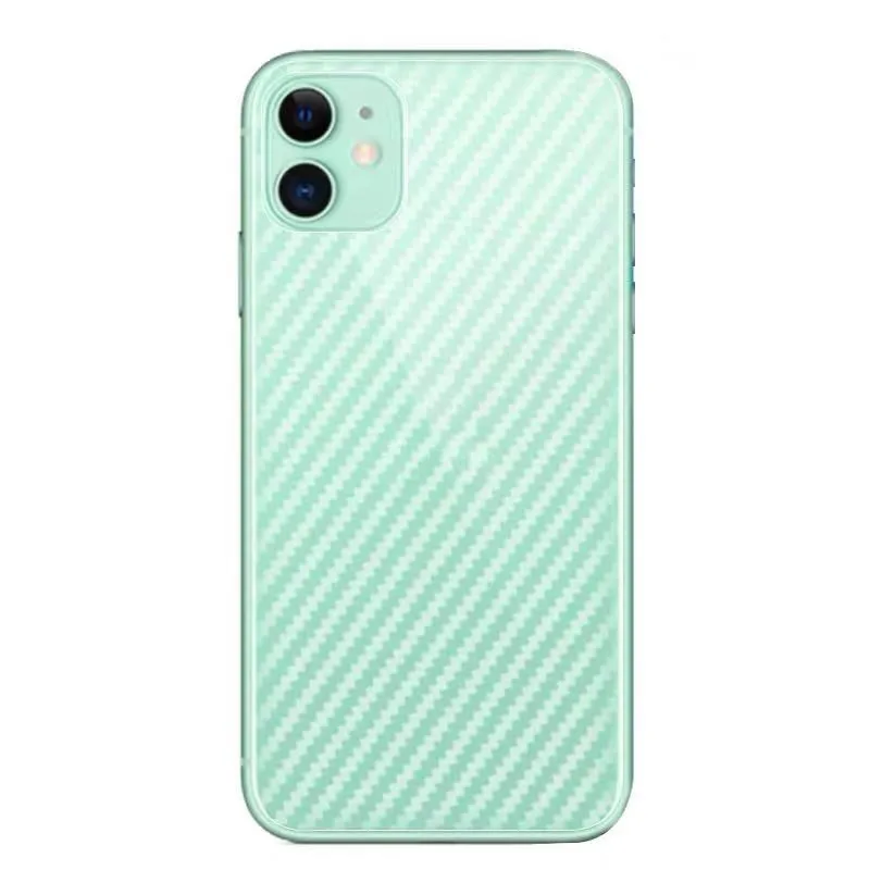 

5 Pcs 2019 Film Carbon Fiber Sticker Soft Carbon Fiber Film For Apple iPhone 11 Pro Max Back Screen Protector for iPhone 11