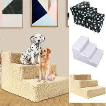 Кровать для домашних животных лестницы для домашних животных 3 лестницы домик для собак и щенков кошка кровать ступеньки сетка Складная Съемная кровать для домашних животных кошка собака пандус товары для щенков#30